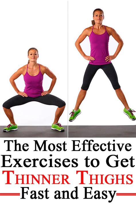 The Most Effective Exercises To Get Thinner Thighs Healthbeauty