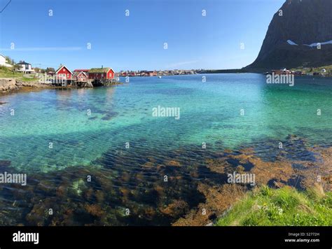 Reine Fishing Village Norway Stock Photo Alamy