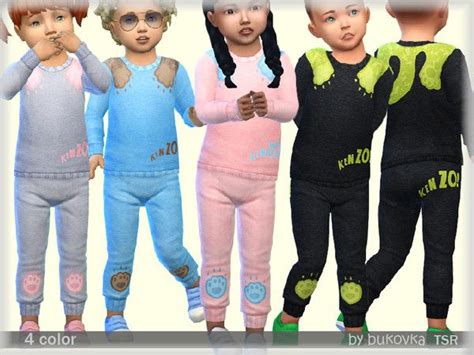 Bukovkas Set Toddler In 2020 Sims 4 Toddler Sims Baby Toddler