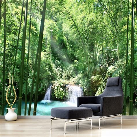 Free Download Custom 3d Wall Murals Wallpaper Bamboo Forest Natural
