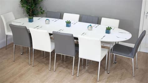 When you're able to have an 8 person table, it's game on for dinner parties, which are a lot of fun (but also a lot of. Top 20 10 Seat Dining Tables and Chairs | Dining Room Ideas