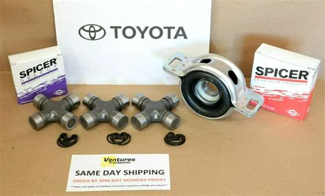 Toyota Tacoma 2009 2014 4 Cylinder Rear 1 Piece Driveline U Joint Kit