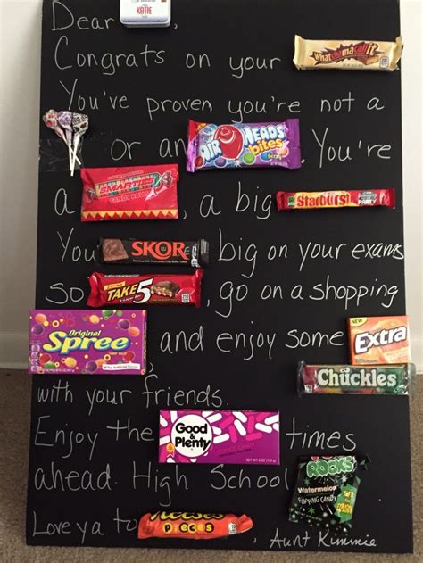 Maybe you would like to learn more about one of these? Graduation candy-gram | Graduation candy, Graduation gifts ...