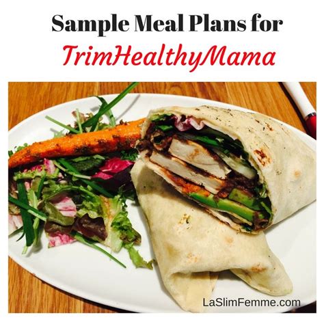 Trim Healthy Mama Sample Meal Plan | Vegan recipes easy ...