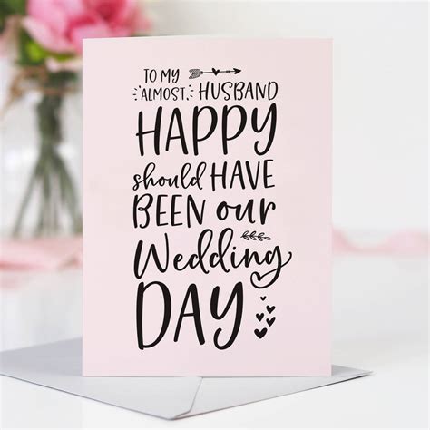 We believe that these gifts are well suited as both christmas gifts and birthday gifts. Husband To Be Should Have Been Our Wedding Day Card By ...