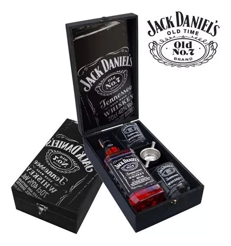Kit Premium Caixa Whisky Jack Daniels L Copos Dosador Frete Gr Tis