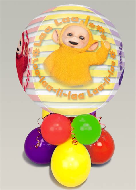 Inflated Teletubbies Bright Orbz Balloon Centrepiece