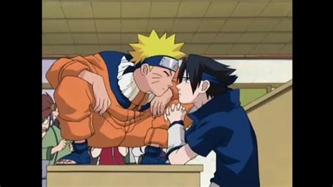 Naruto Naruto And Sasuke Kiss English Dub Youtube