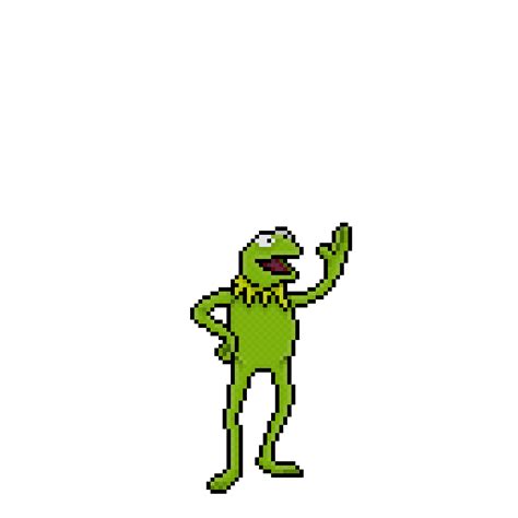 Pixilart Kermit The Frog Pixel Art By Kidkinobi