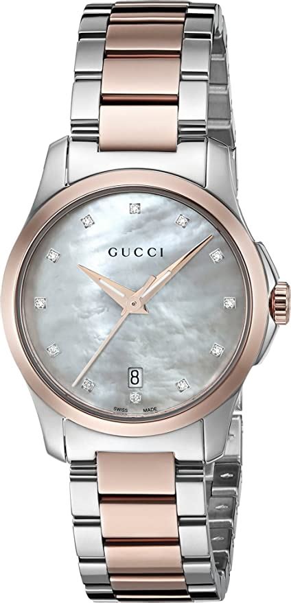Gucci G Timeless Quartz Stainless Steel Silver Toned Women