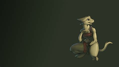 Anthro Furry Green Background 1920x1080 Wallpaper Wallhavencc