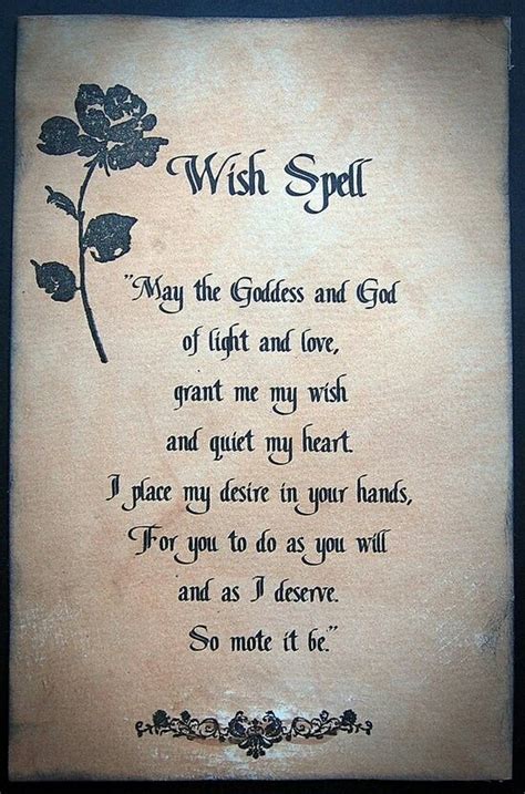 This skill can be used in conjunction with the release skill in order to let out the sealed spells. Wish Spell | Wiccan spell book, Wish spell, Spells witchcraft