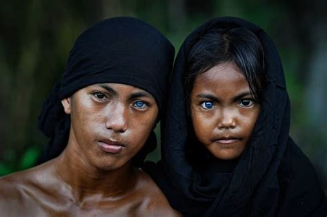 Meet The Indonesian Tribe With Piercing Blue Eyes