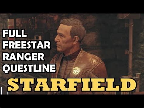 Starfield Full Freestar Collective Ranger Questline With Companion