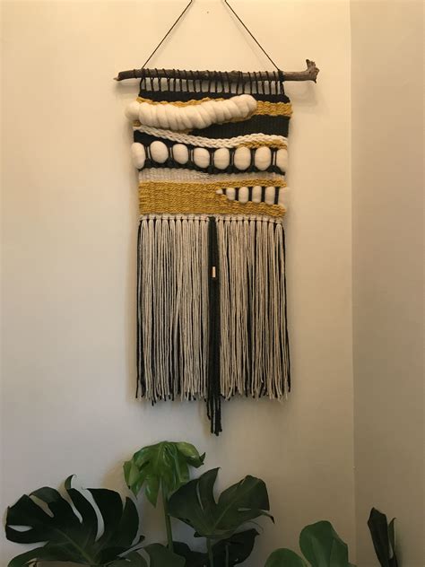 Modern Woven Wall Hanging Woven Tapestry Weaving Woven Wall Hanging