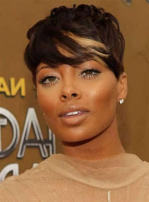 20 Collection Of Black Short Haircuts For Round Faces
