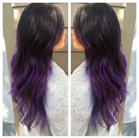 Purple Dip Dye Look Purple Dip Dye Purple Haze Makeup Nails Hair