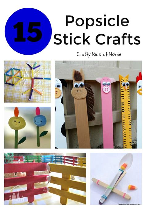 15 Cool Popsicle Stick Crafts Crafty Kids At Home