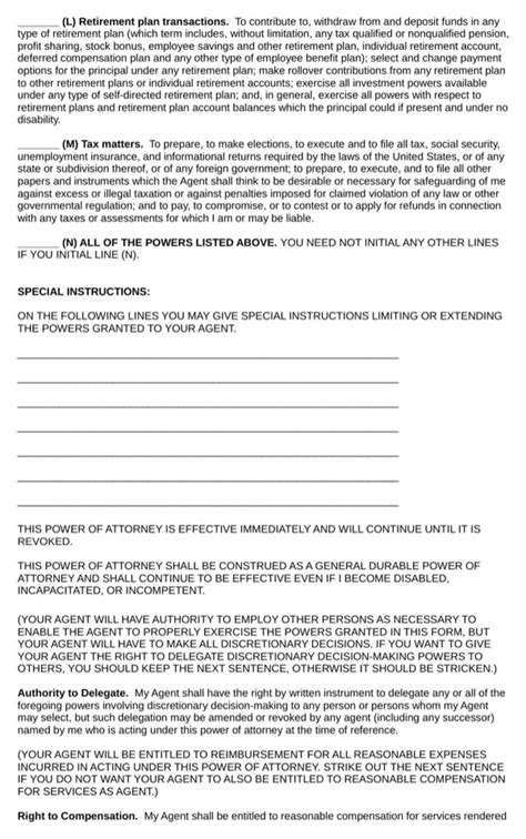 Download Utah General Durable Power Of Attorney Form For Free Page 3