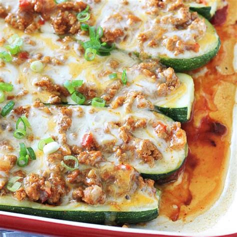 One of the biggest challenges i tried to figure out was how to avoid the. Taco Stuffed Zucchini Boats - skip the taco shells and ...
