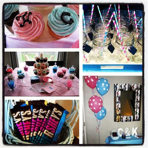 Check spelling or type a new query. Twin baby shower! Theme was pink and blue for a girl and a ...