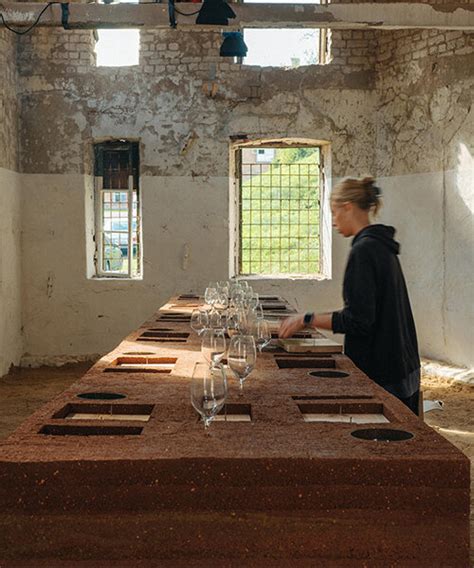Kuidasworks Builds Rammed Earth Dining Table Within Seven Days