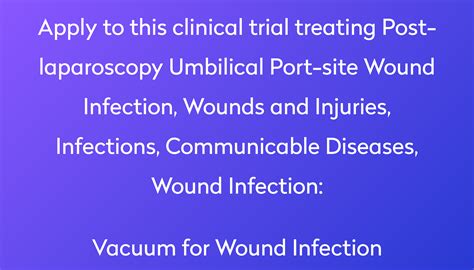 Vacuum For Wound Infection Clinical Trial 2022 Power