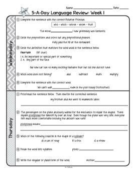 It borders both on neutral vocabulary and on special colloquial vocabulary. 4th Grade Daily Language Spiral Review - 2 Weeks FREE