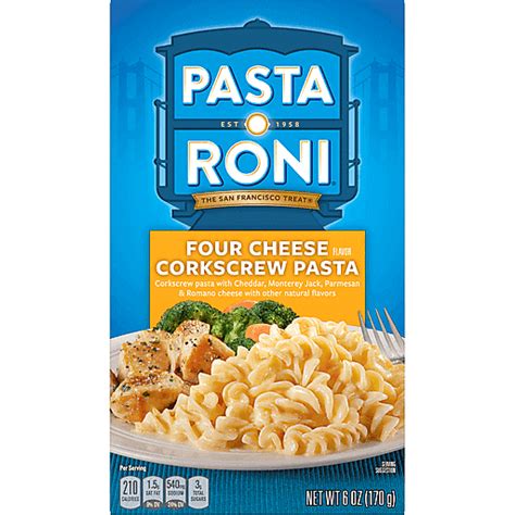 Rice A Roni Four Cheese Flavor Corkscrew Pasta Oz Box Pasta Noodle Dinner Kits Chief Markets