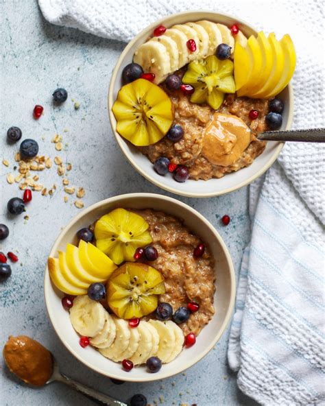 Cozy Vegan Oatmeal Bowls The Banana Diaries