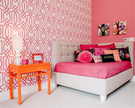 Types of living room chairs living room decor on a budget interior design living room living room designs room interior interior ideas tapete gold metallic wallpaper wallpaper uk. Hot Pink And Orange Wallpaper Home Design Ideas, Pictures ...