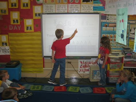 Busses Busy Kindergarten Working At The Smartboard And More