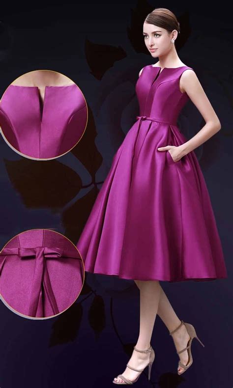 Elegance Slash Pocket Mid Length Formal Dresses Ksp357 Ksp357 £94