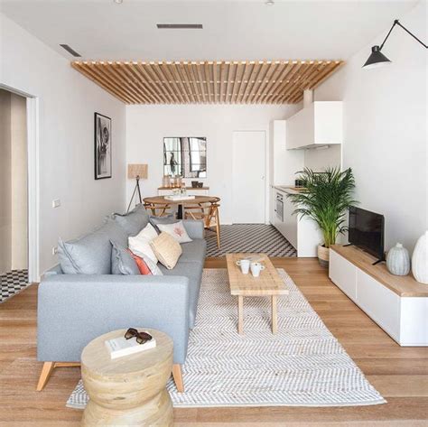 La decoración de las casas de playa. Mira cómo ganó espacio este piso de 50 m² | Decorar pisos pequeños, Decoracion de interiores ...