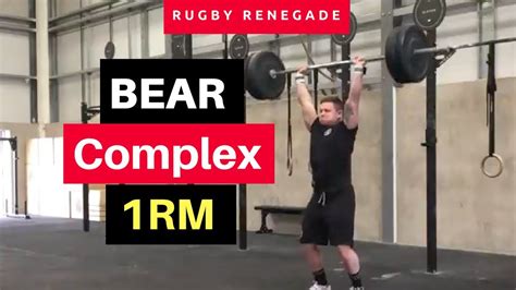 Rugby Renegade Rugby Strength Workout Bear Complex 1rm Youtube