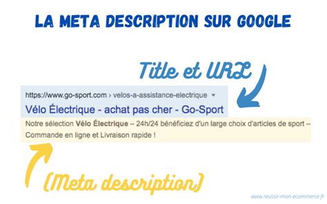 Meta description  toutes les astuces pour bien la rédiger