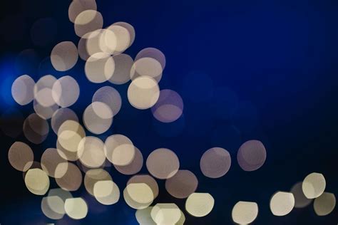 Hd Wallpaper White Abstract Bokeh Lights Background Blurred Glow