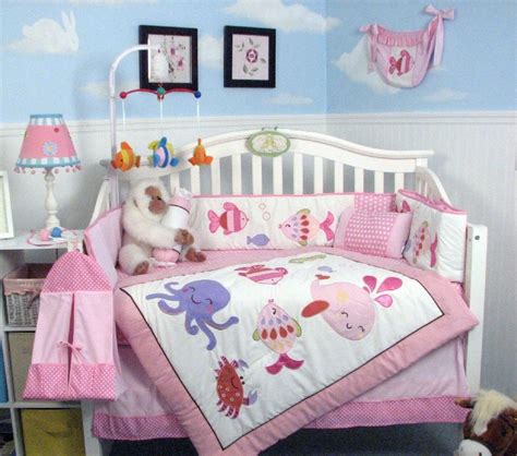 Check out our infant bedding set selection for the very best in unique or custom, handmade pieces from our bedding shops. PINK CRIB BEDDING SET UNDER THE OCEAN FRIENDS Infant Baby ...