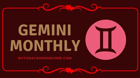 Gemini Monthly Love, Work and Well Being Horoscope - by Conah Whitaker