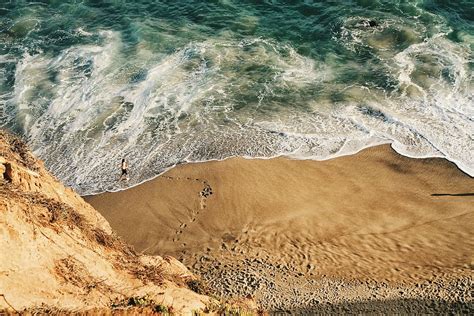 Aerial View Photography Seashore Sea Ocean Water Waves Nature