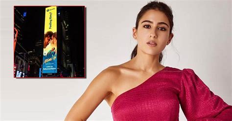 Sara Ali Khan Gets Emotional As New York Times Square Displays ‘atrangi