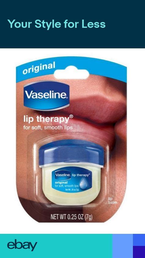 Vaseline Lip Therapy Original 25 Oz Pack Of 8 In 2019 Vaseline