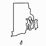 Map Island Drawing Rhode Usa State Clipartmag