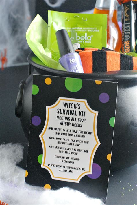 See more ideas about diy halloween gifts, halloween gifts, holidays halloween. Halloween Gifts: A Fun Witch's Survival Kit - Fun-Squared