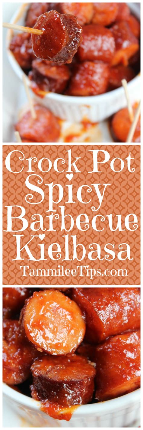 This Crock Pot Spicy Barbecue Kielbasa Recipe Is The Perfect Appetizer