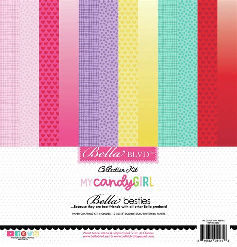 Bella Blvd Besties Collection Kit 12x12 My Candy Girl 819812011414
