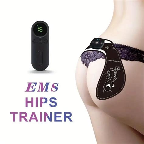 Rechargeable Wireless Hip Massager With Microcurrent Technology And