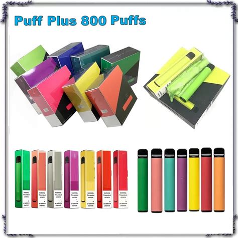 Puff Plus Hits Disposable Device Pod Vape Pen Starter Kit Mah
