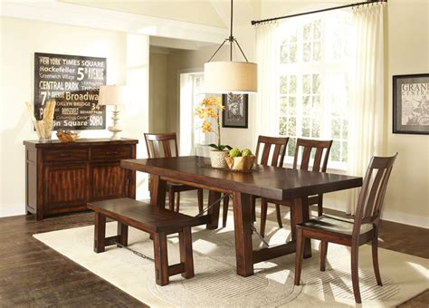 Modern, traditional, urban chic—let your style guide your choice. Casual Dining Room Set - 5