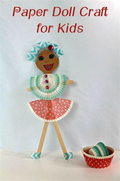 Diy Paper Doll Craft For Kids Doll Crafts Paper Doll Craft Crafts